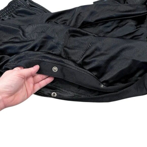 Adidas Vintage Snap Pants Men’s XL Black Track Athletic Tearaway 3 Stripe - Picture 4 of 8